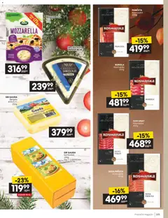 Idea praznični magazin - pregled Idea kataloga - važi od 11.12.2025 | Strana: 105 | Proizvode: Panceta, Suvi vrat, Sir, Mozzarella