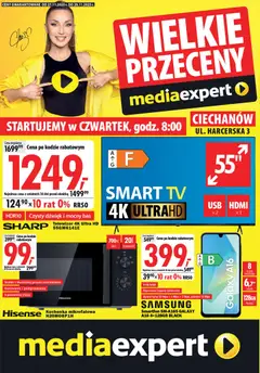 Pogląd oferty "Mediaexpert Gazetka - Wielkie przeceny Ciechanów " - ważna od 27.11.2025