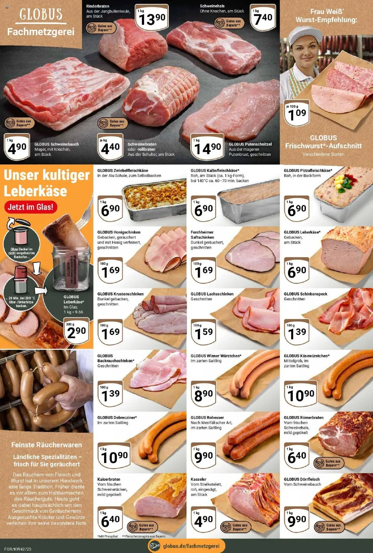 Globus prospekt Forchheim	 – gültig ab 12.10.2025 | Seite: 9 | Produkte: Gewürze, Wurst, Backofen, Fleisch