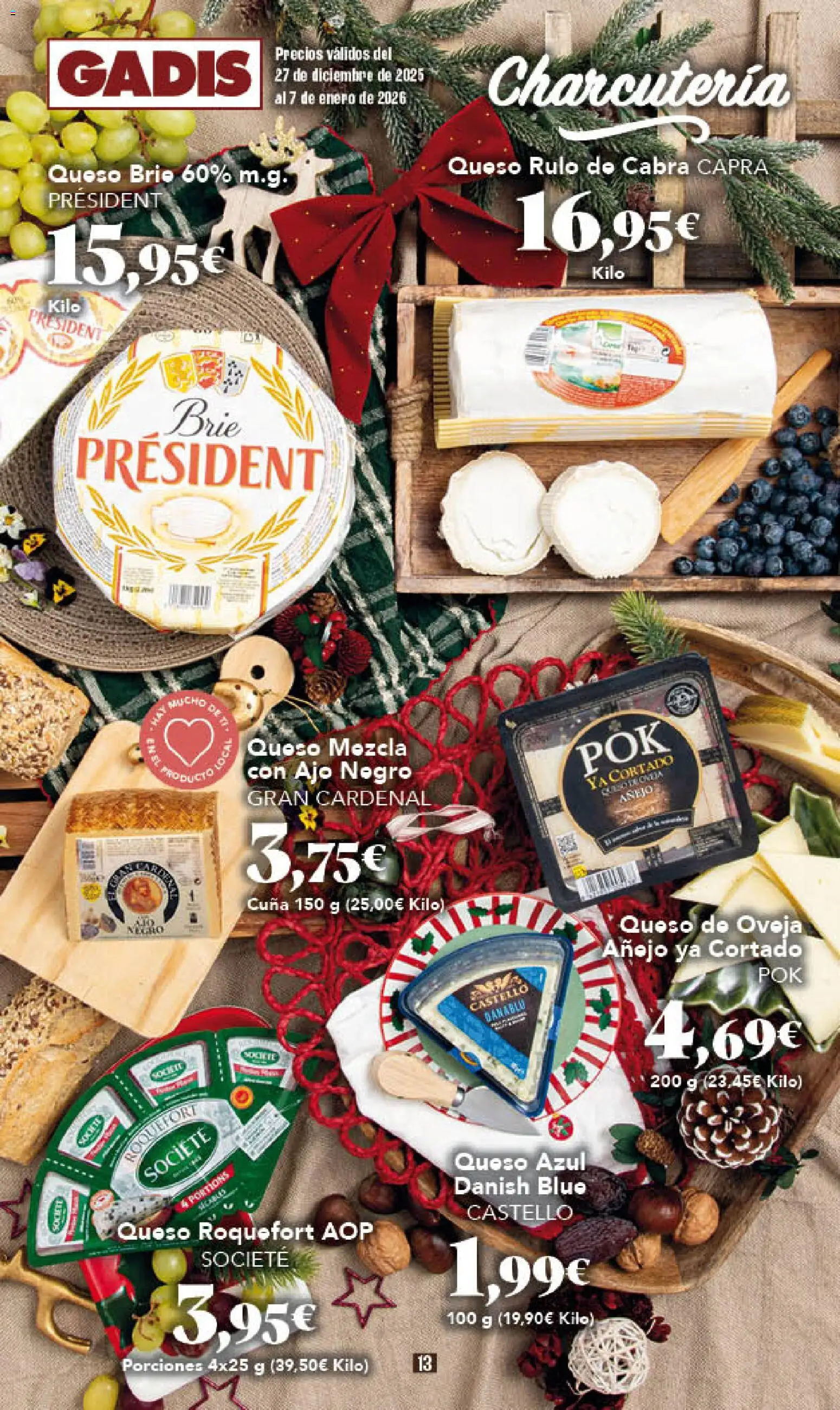 Gadis - folleto │ válido desde el 27.12.2025 | Página: 13 | Productos: Queso de oveja, Queso, Cuna