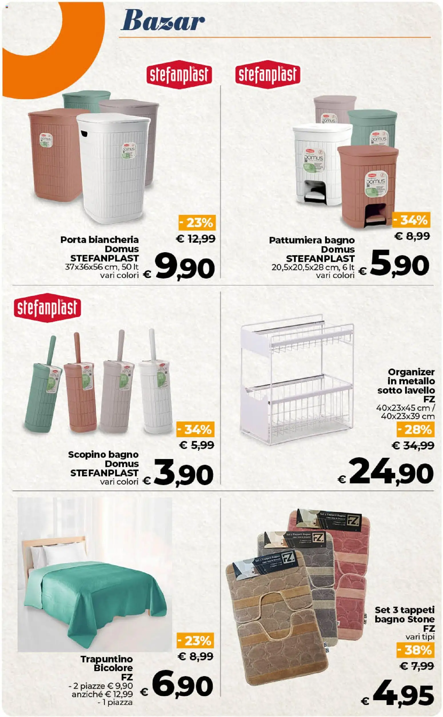 Volantino Ipercoop del 17.04.2026 | Pagina: 54 | Prodotti: Scopino, Lavello, Pattumiera, Bagno