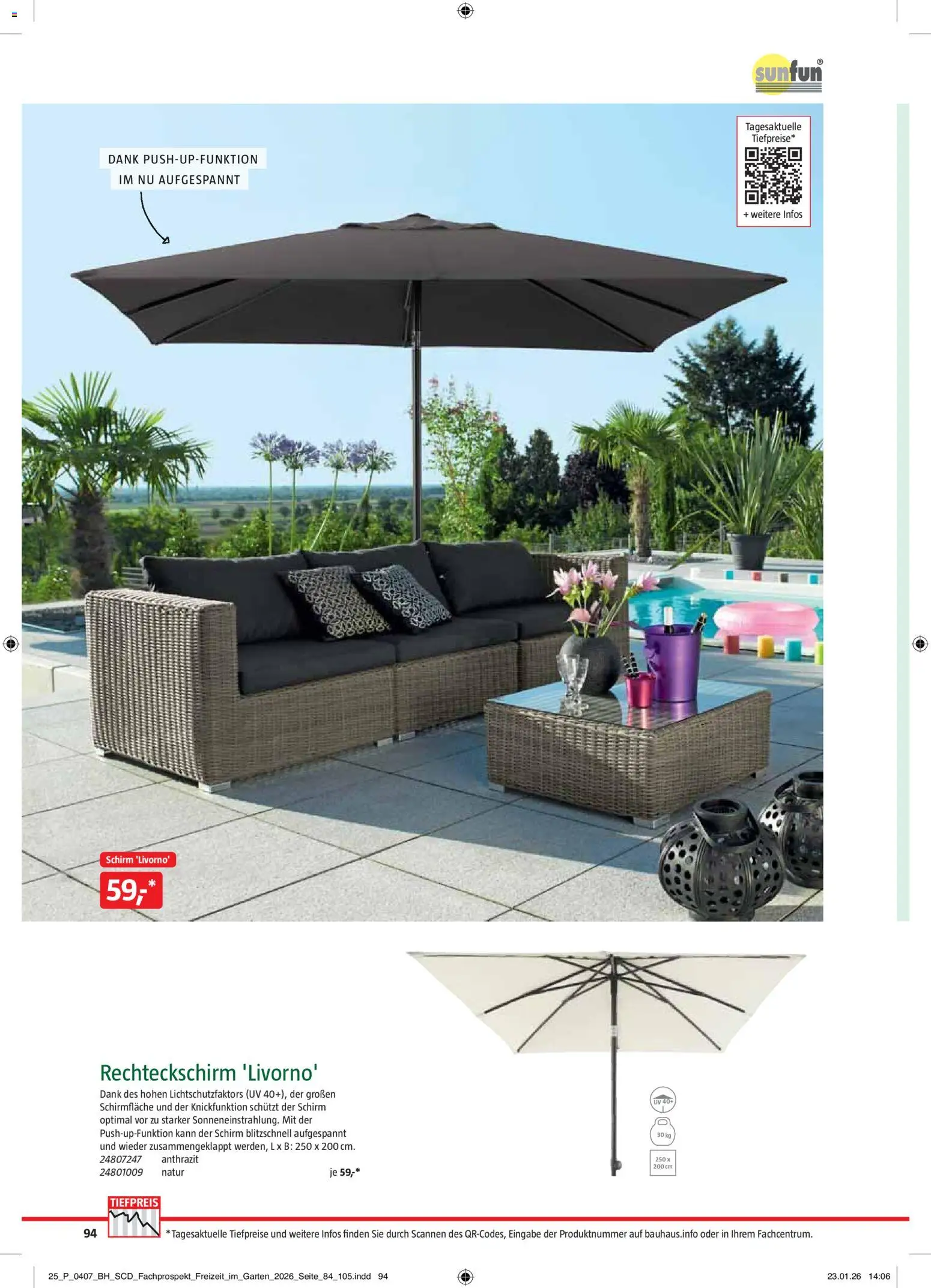 Bauhaus Freizeit im Garten gültig ab 01.05.2026 | Seite: 94