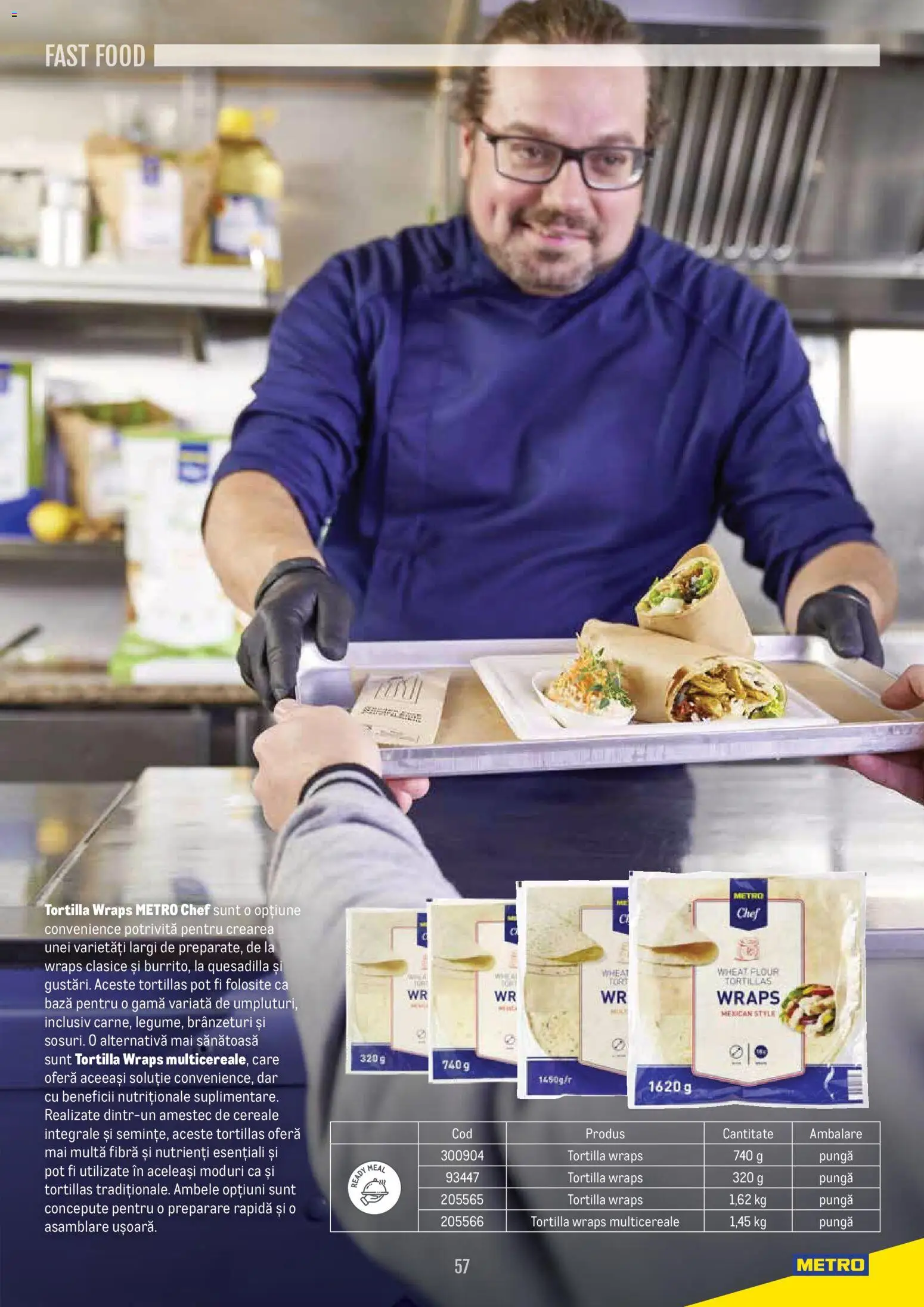 Noul catalog Metro – valabil de la 14.11.2024 | Pagină: 57 | Produse: Delgeç, Pungă, Cereale, Tortillas