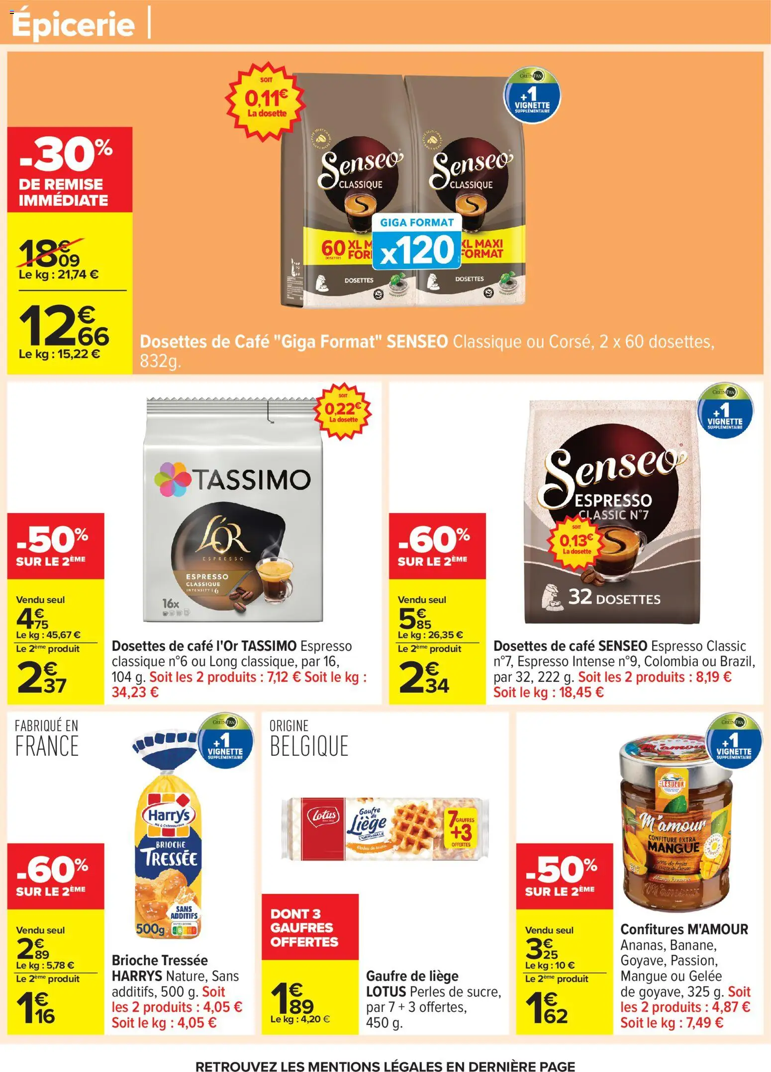 {H1} | Page: 40 | Produits: Tassimo, Mangue, Dosettes De Cafe Senseo, Café