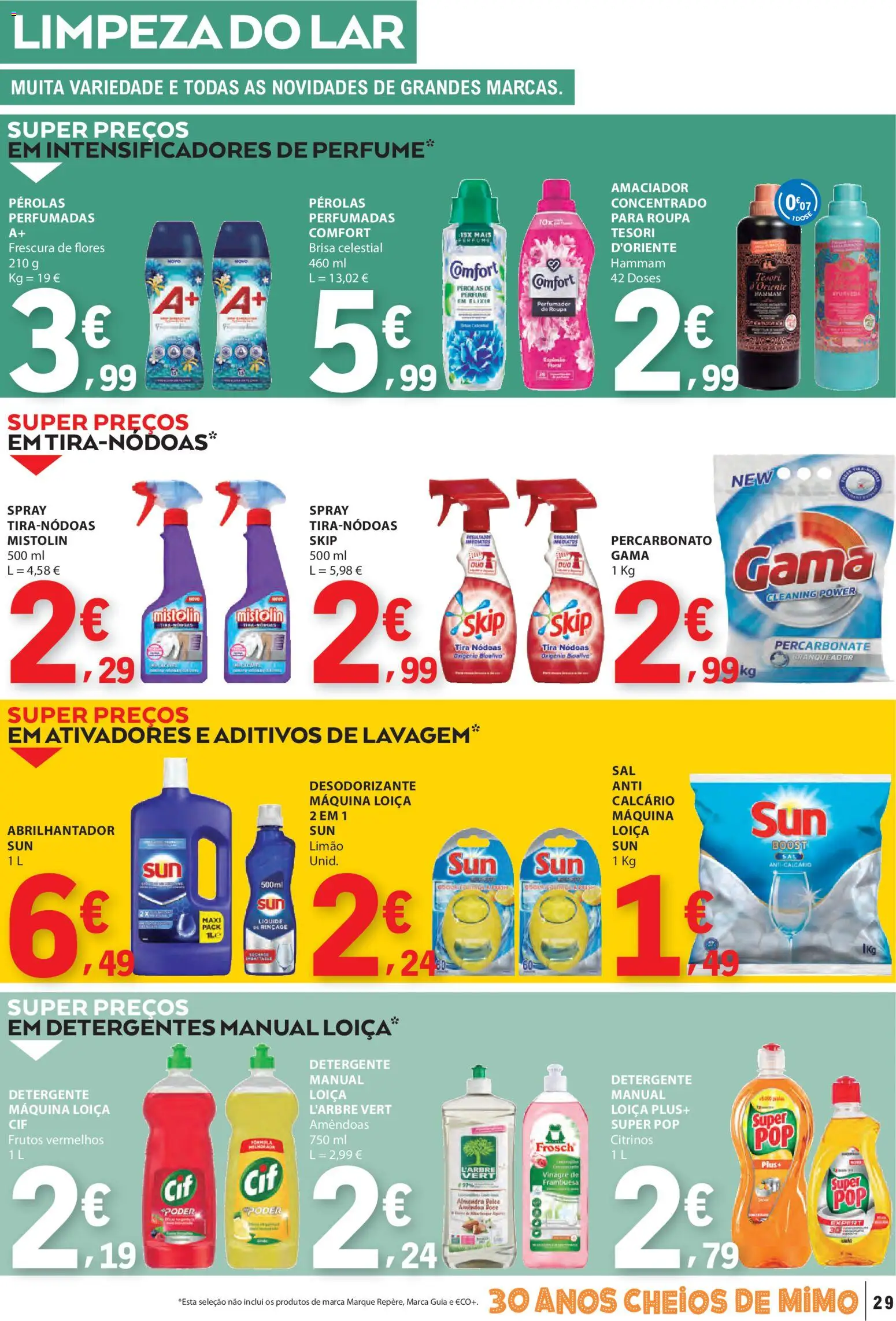 E.Leclerc folheto │ válido de 12.02.2026 | Página: 29 | Produtos: Amêndoas, Flores, Perfume, Abrilhantador