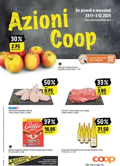 Coop - Una settimana di azioni ab 27.11.2025 gültig