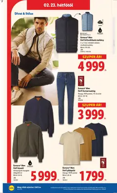 Esmara Men Férfi farmernadrág, Anyaga: 98% pamut, 2% elasztán, Méret: 48-56 - amely érvényes a következő dátumtól: 19.02.2026 | Oldal: 40