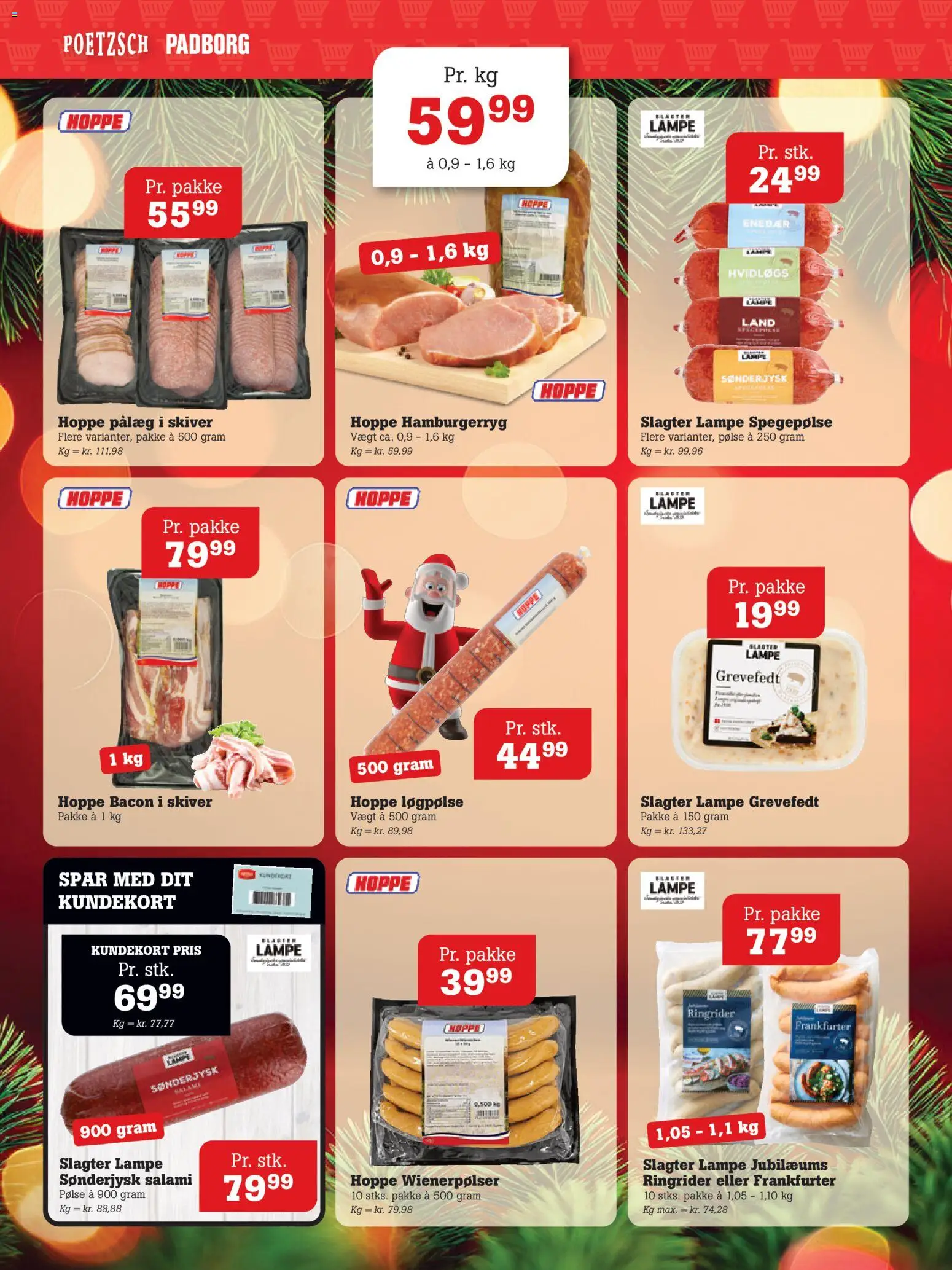 Poetzsch Padborg tilbudsavis – gyldig fra 30.10.2025 | Side: 2 | Produkter: Pålæg, Lampe, Bacon, Hamburgerryg