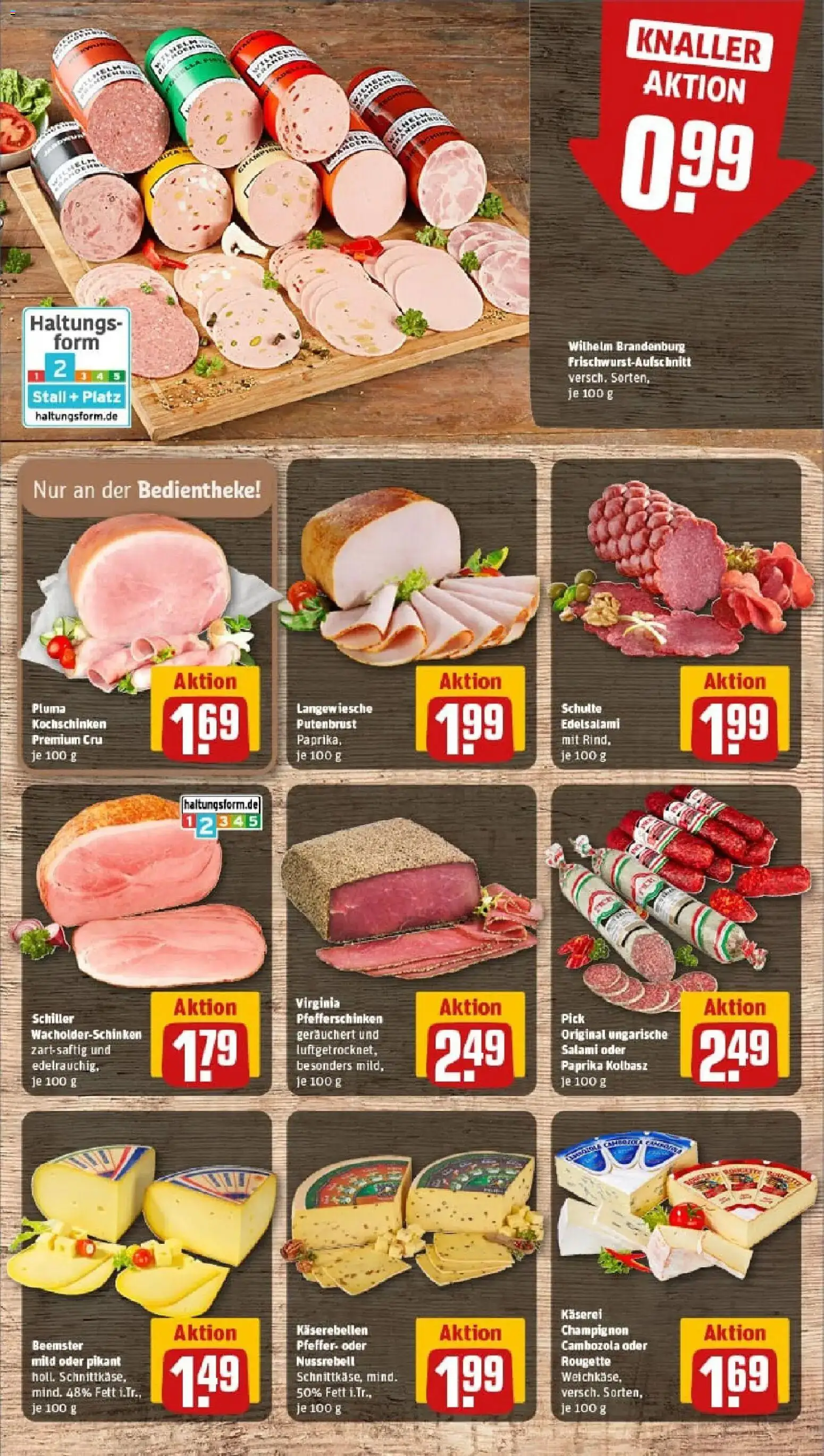 Rewe prospekt Pulheim / Stommeln	 – gültig ab 17.11.2025 | Seite: 9 | Produkte: Paprika, Pfeffer, Salami