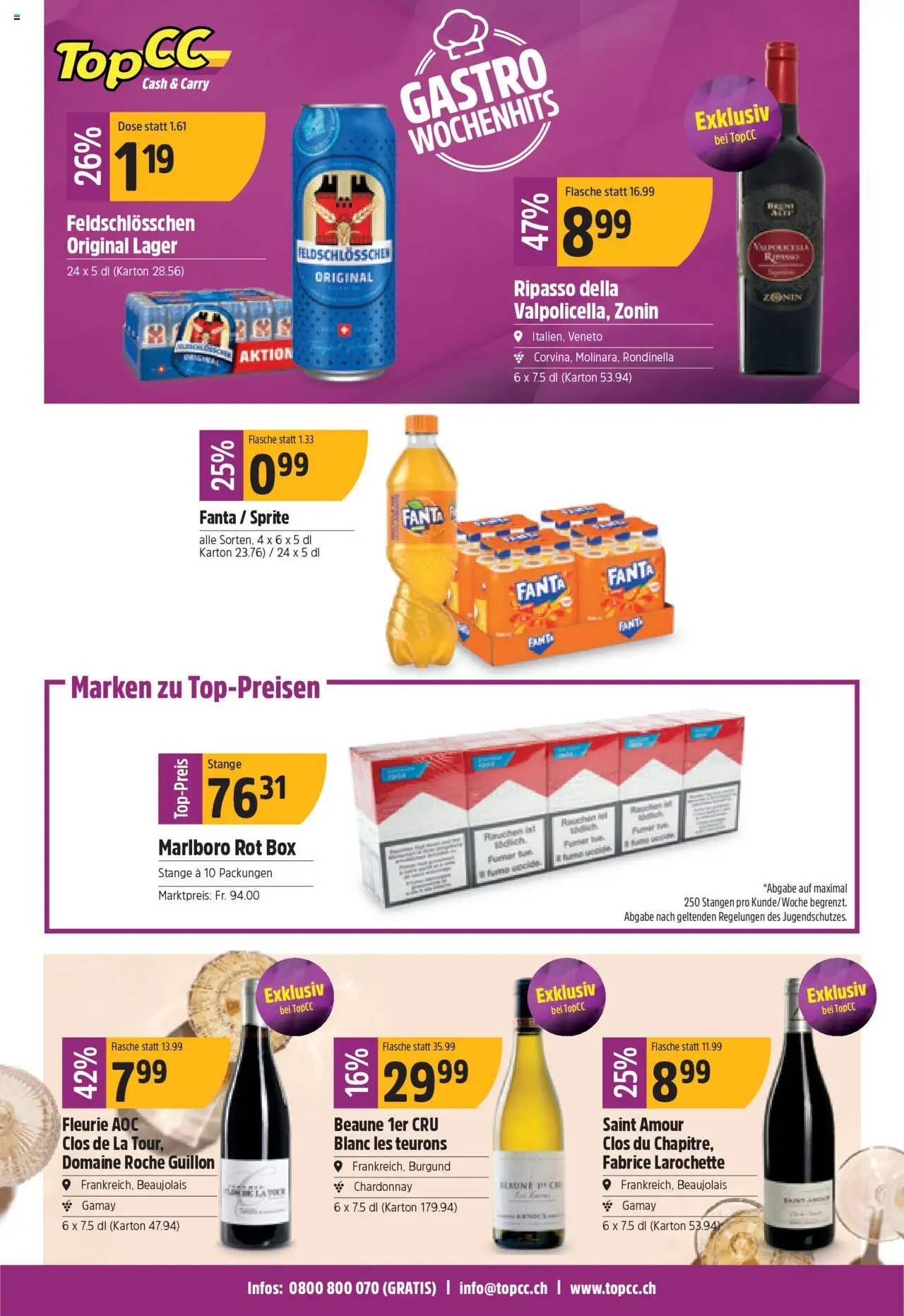 TopCC Aktionen ab 11.08.2025 | Seite: 32 | Produkte: Fanta, Sprite, Box