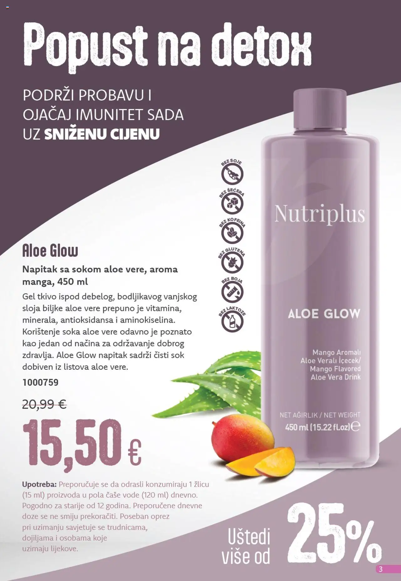 Farmasi katalog | vrijedi od 01.07.2025 | Stranica: 3 | Proizvodi: Sok, Čaše, Mango
