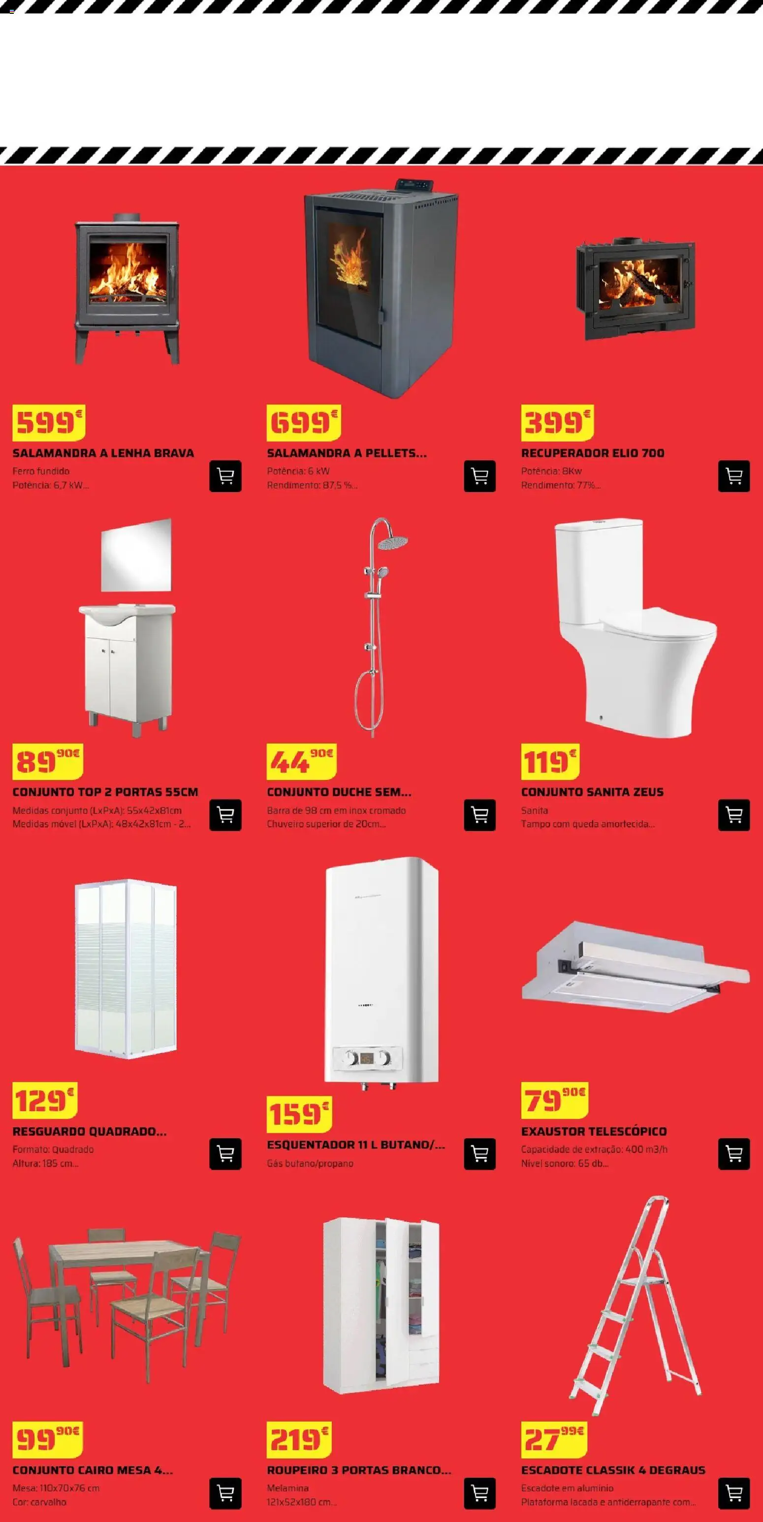BricoMarché Mega Imperdíveis Guimarães │ válido de 23.10.2025 | Página: 3 | Produtos: Top, Ferro, Mesa, Chuveiro