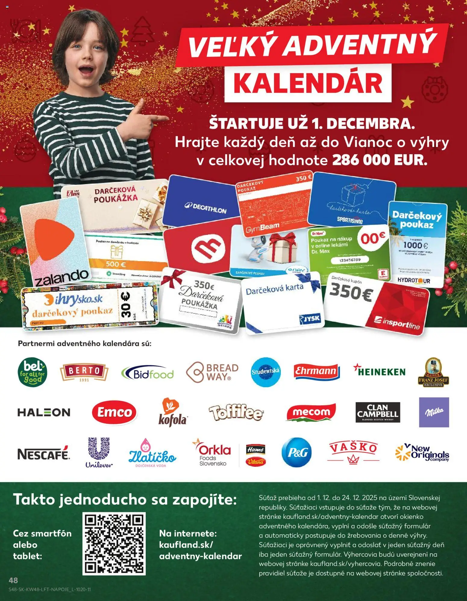 Nové Kaufland akcie – leták je platný od 27.11.2025 | Strana: 48 | Produkty: Tablet, Whisky, Voda