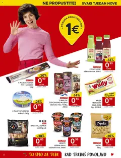 Konzum katalog | vrijedi od 27.08.2025 | Stranica: 2 | Proizvodi: Somun, Kava, Hrenovke, Jabuke