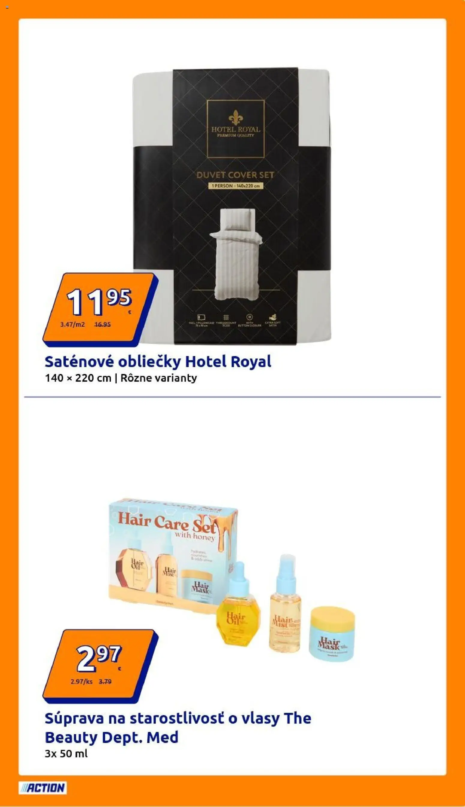 Nové Action akcie – leták je platný od 17.12.2025 | Strana: 7 | Produkty: Obliečky, Med