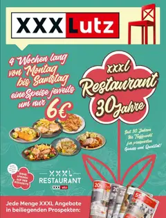 XXXLutz Restaurant ab 27.01.2026 gültig
