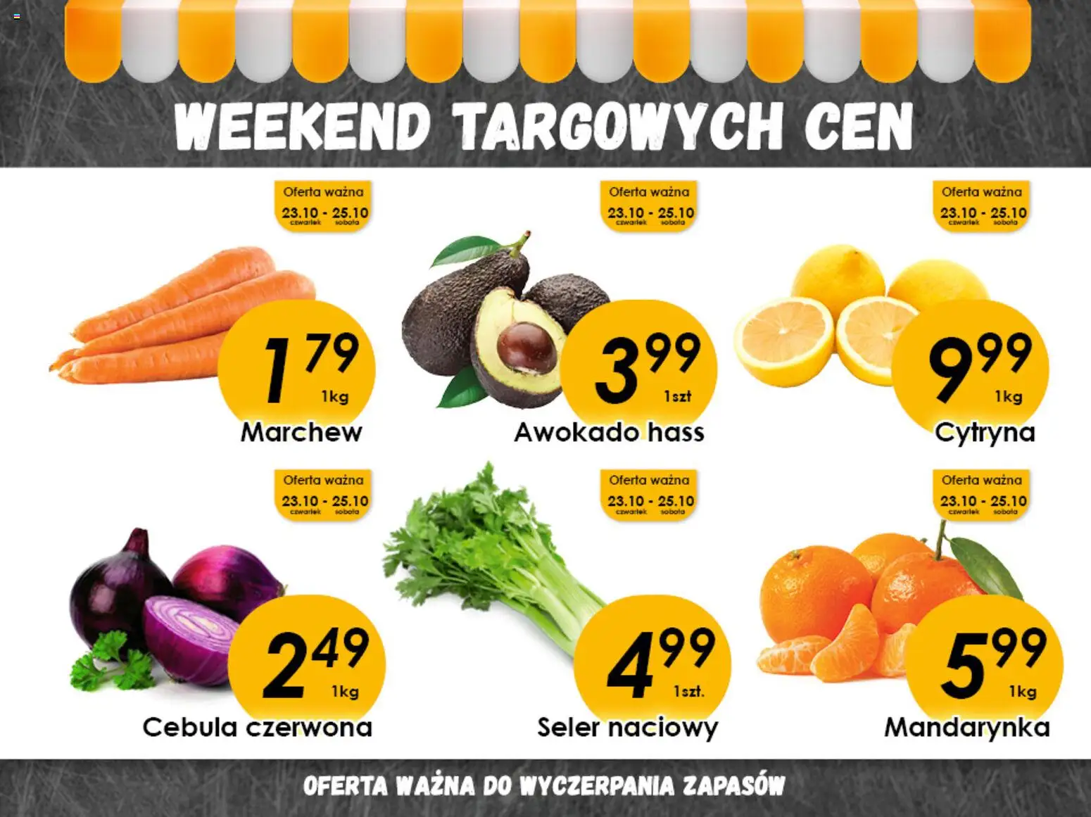 Piotruś Pan promocje - Weekend targowych cen od 23.10.2025 | Strona: 2 | Produkty: Cytryna, Seler naciowy, Awokado