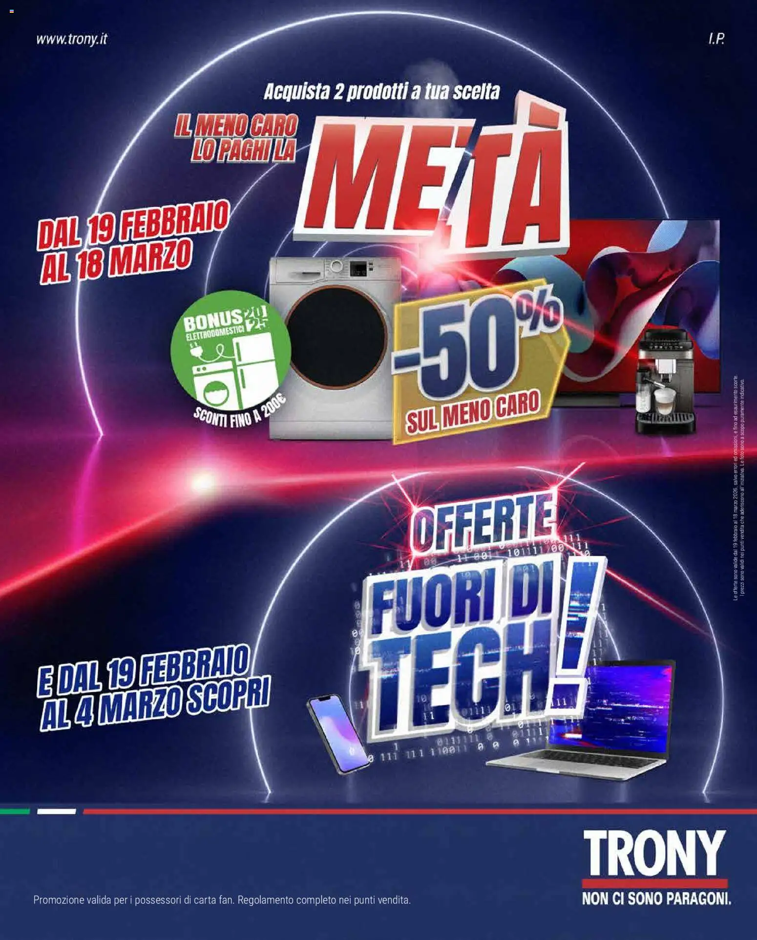 Volantino Trony del 19.02.2026 | Pagina: 1