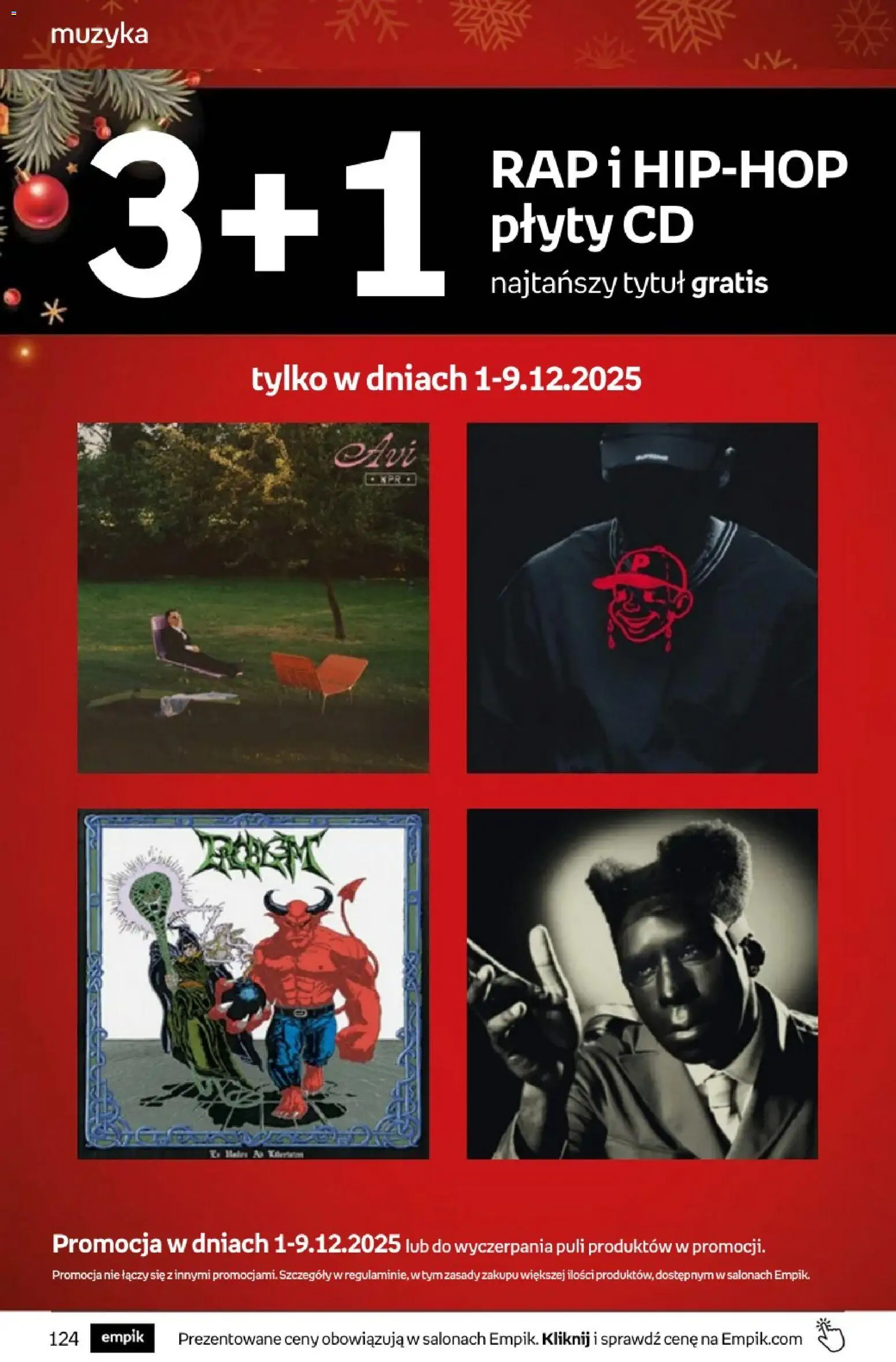 Empik promocje - Tom kultury Muzyka od 26.11.2025 | Strona: 12 | Produkty: Plyty