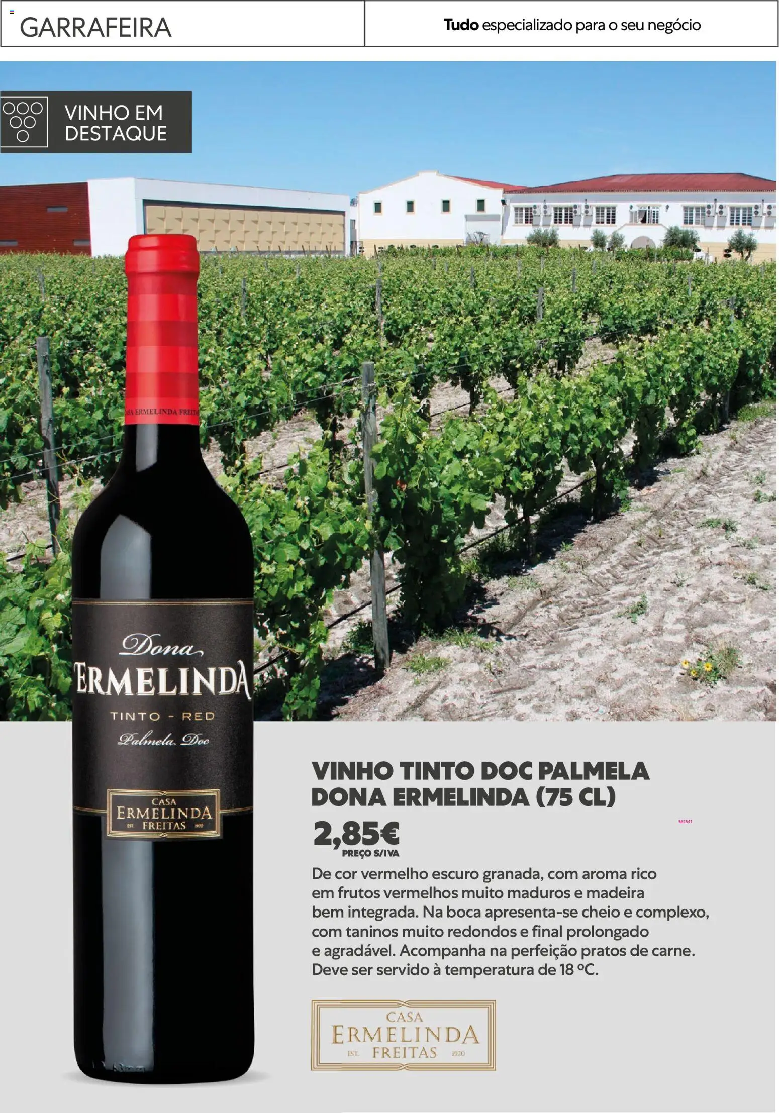 Recheio - Horeca Bons Negócios │ válido de 13.01.2026 | Página: 22 | Produtos: Pratos, Vinho, Vinho tinto