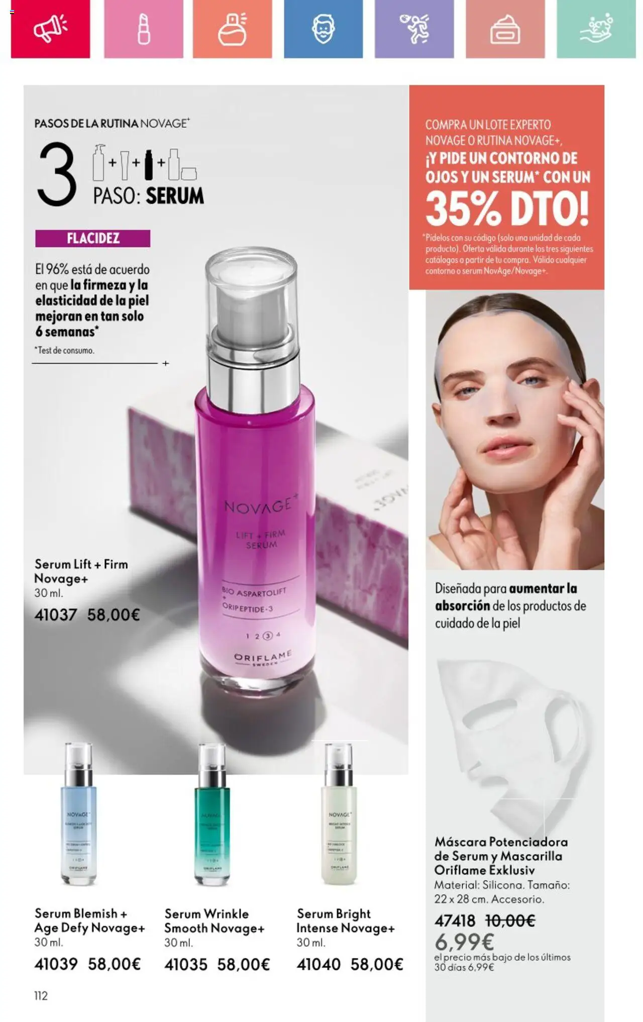 Oriflame - Catálogo Campaña 9 │ válido desde el 22.06.2025 | Página: 112 | Productos: Máscara, Sérum