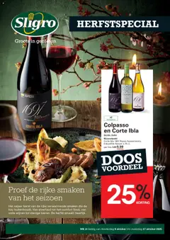 Sligro - Herfstspecial - Voorbeeld van een folder van Sligro, geldig van 09.10.2025