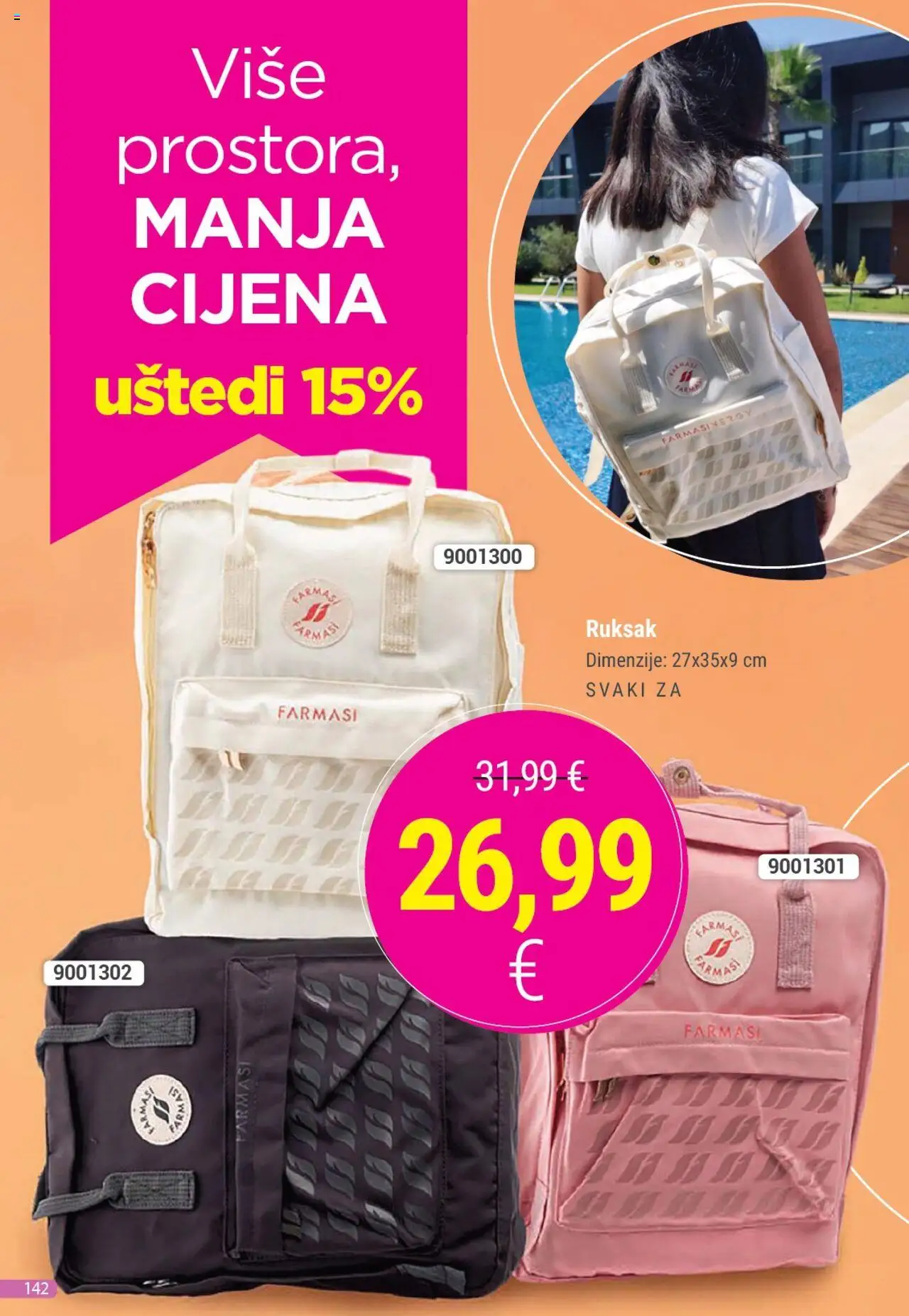 Farmasi katalog | vrijedi od 01.07.2025 | Stranica: 142 | Proizvodi: Ruksak