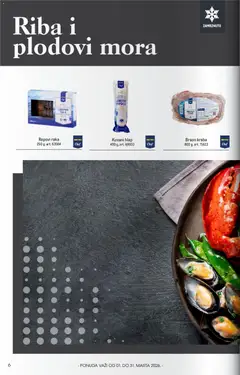 Metro katalog Horeca - pregled Metro kataloga - važi od 01.03.2026 | Strana: 6 | Proizvode: Plodovi mora