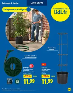 LIDL - Prévisualisation de Parkside® Pot pour plants de tomates, Pot pour plants de tomates 28 L. L'unité. n°496958 valide à partir de 02.03.2026 | Page: 19 | Produits: Tuyau d'arrosage extensible, Tuyau, Tuyau d’arrosage, Tomates