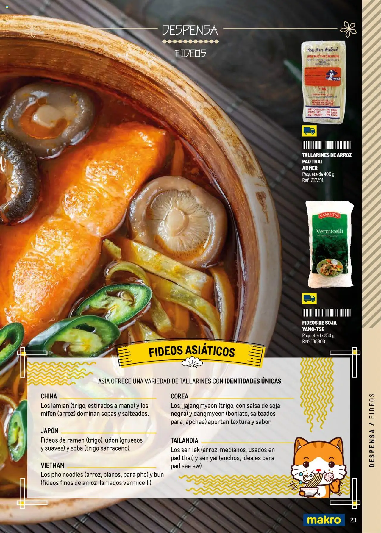 Makro - Cocina fusión asiática Norte II │ válido desde el 04.06.2025 | Página: 23 | Productos: Arroz, Fideos, Κλειδαριά της πόρτας