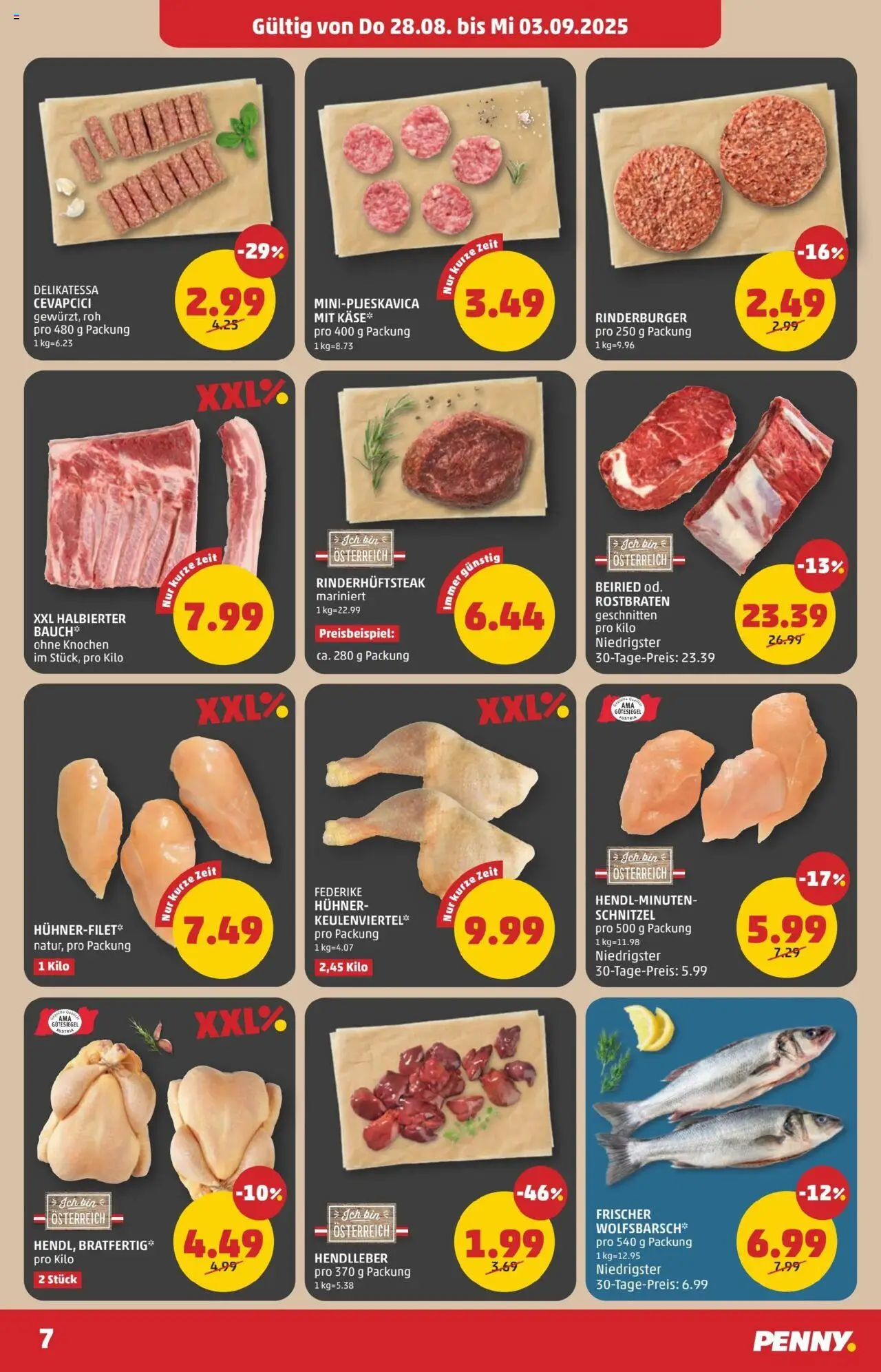 Penny Markt Flugblatt gültig ab 28.08.2025 | Seite: 7