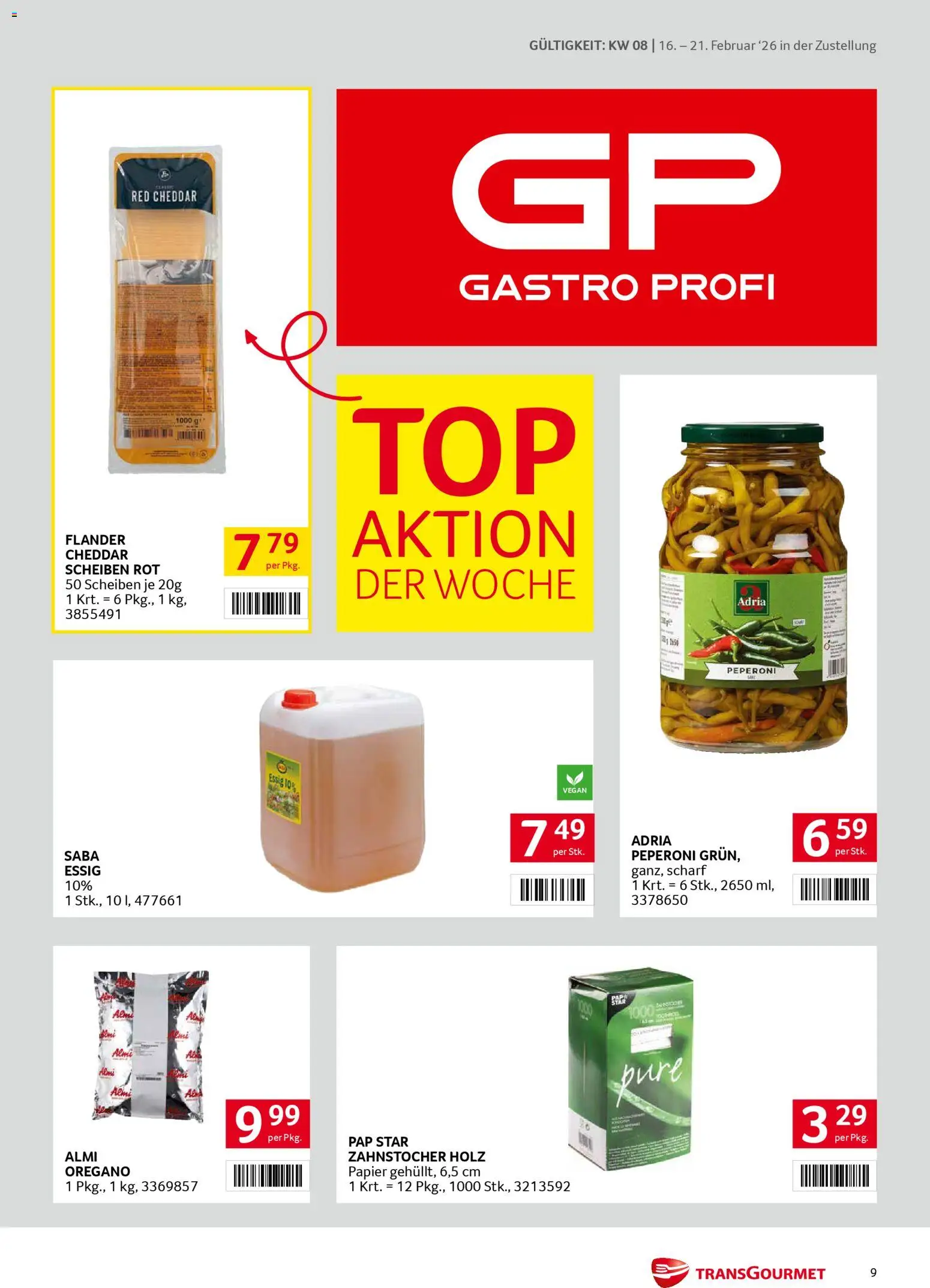 Transgourmet Zustellaktion gültig ab 16.02.2026 | Seite: 9