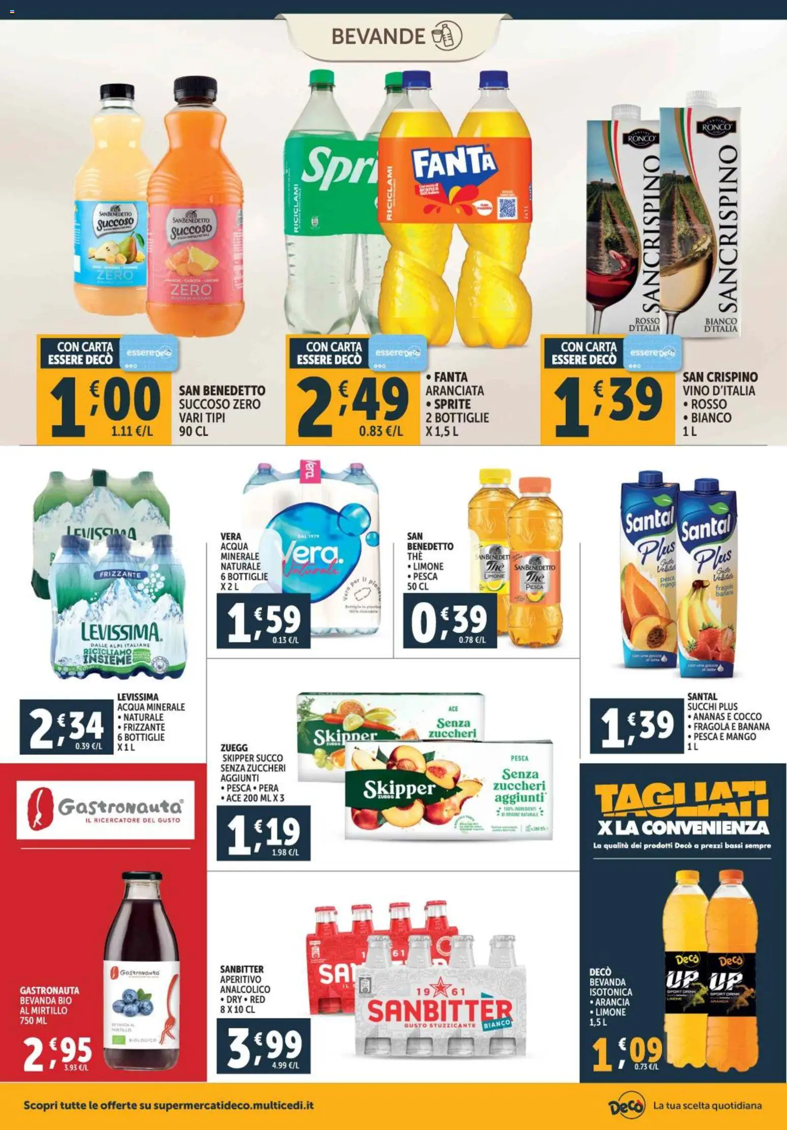 Volantino Decò del 28.10.2025 | Pagina: 16 | Prodotti: Limone, Pesca, Ananas, Aperitivo