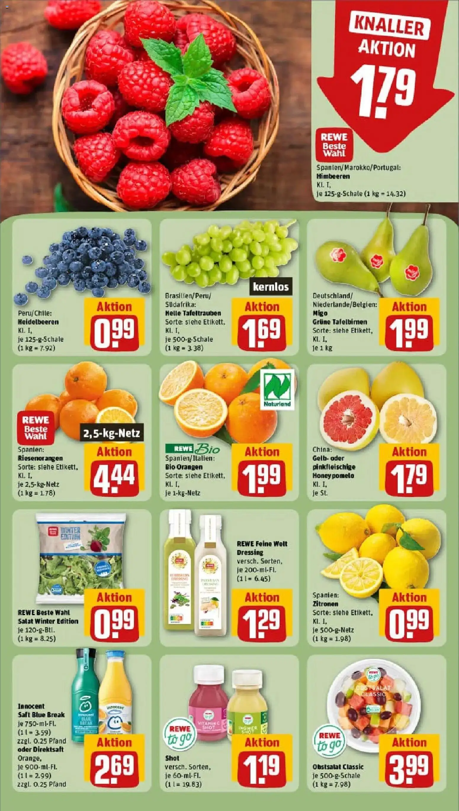 Rewe prospekt Hannover/Südstadt	 – gültig ab 26.01.2026 | Seite: 6 | Produkte: Dressing, Orangen, Saft, Zitronen