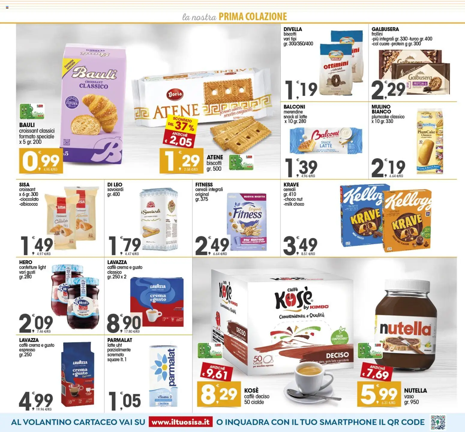 Volantino SISA del 14.11.2025 | Pagina: 5 | Prodotti: Cereali, Latte, Smartphone, Vaso