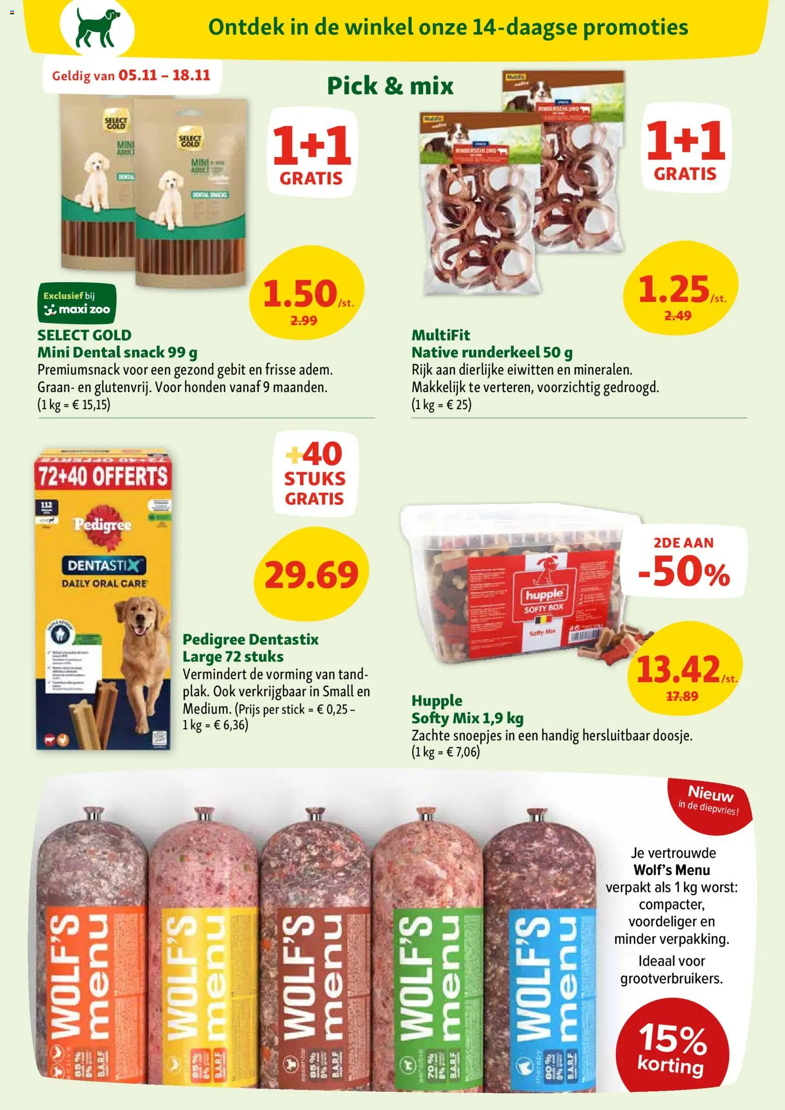 {H1} | Pagina: 5 | Producten: Worst, Snoepjes, Box