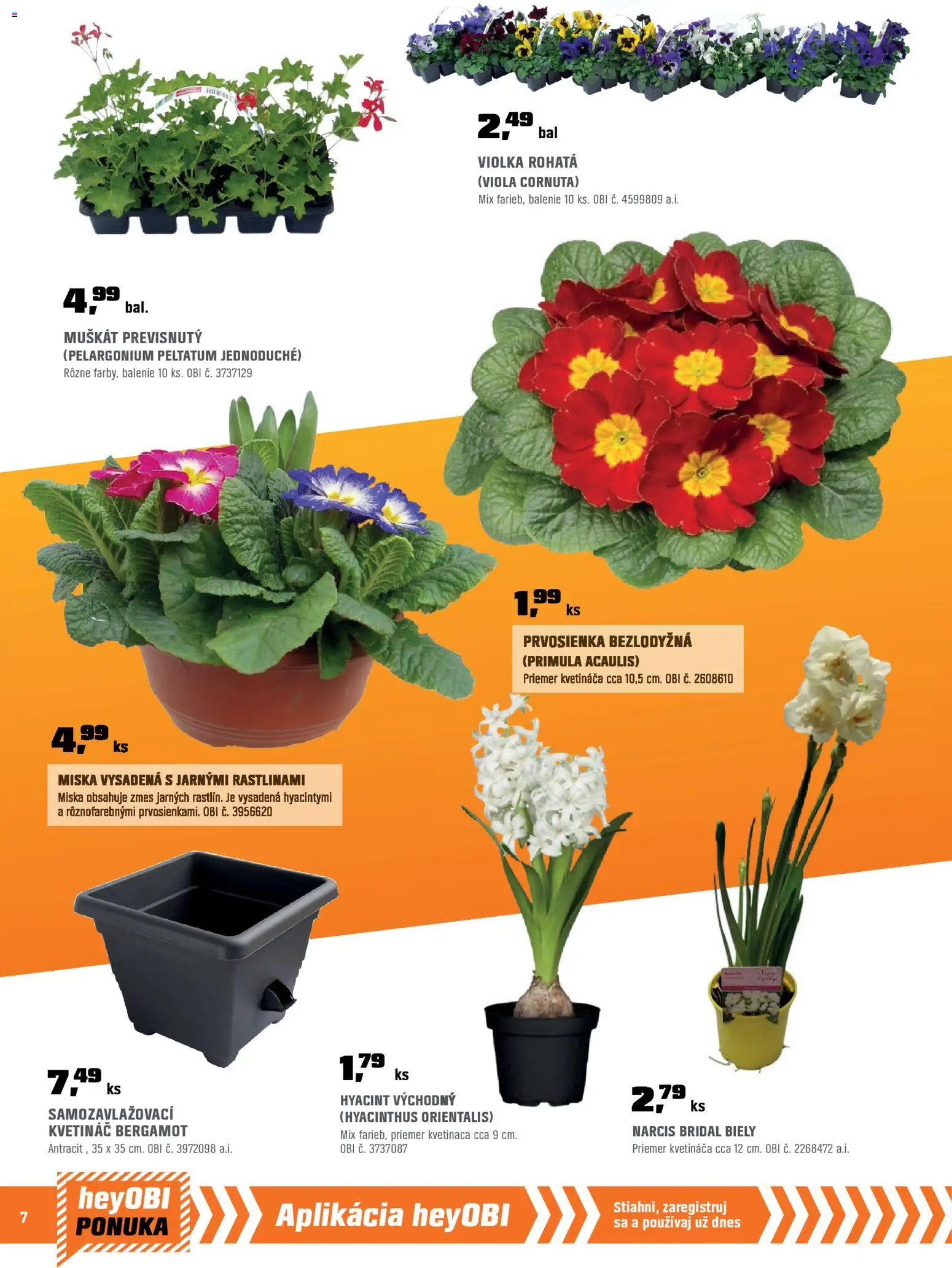 Nové OBI akcie – leták je platný od 28.02.2026 | Strana: 8 | Produkty: Kvetináč