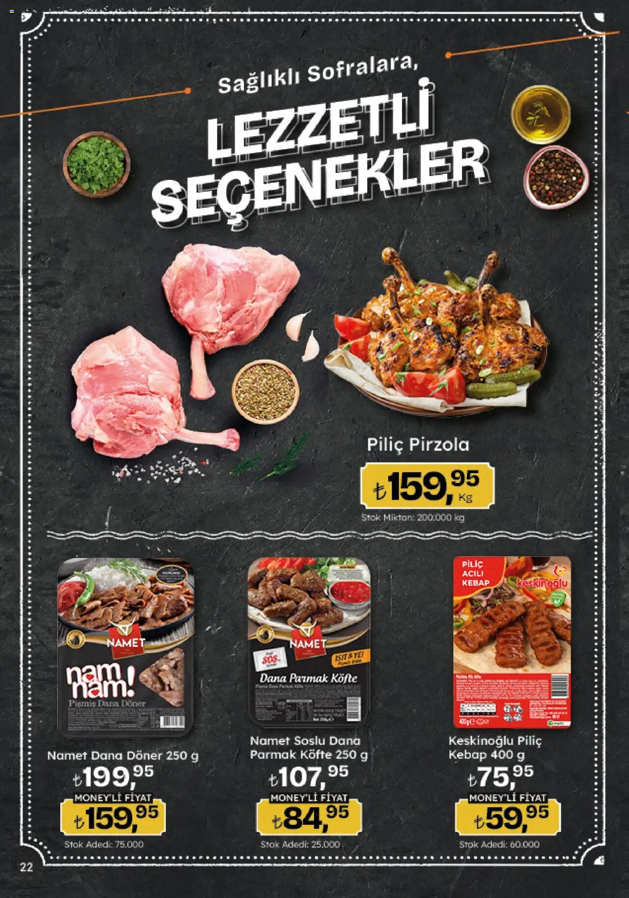 Migros Katalog - Migroskop - 11.09.2025 tarihinden itibaren geçerlidir | Sayfa: 22 | Ürünler: Döner, Piliç, Pirzola