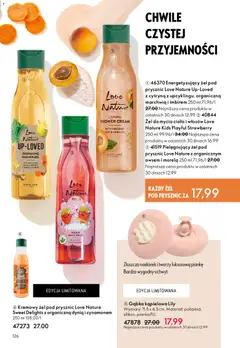 Pogląd oferty "Oriflame Katalog 1 2026" - ważna od 24.12.2025 | Strona: 126 | Produkty: Cytryna, Dynia, Gąbka, Żel pod prysznic