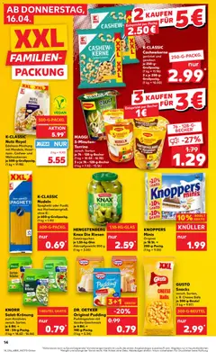 Kaufland Prospekt Völklingen	 ab 16.04.2026 gültig | Seite: 14 | Produkte: Maggi, Puder, Pudding, Nudeln