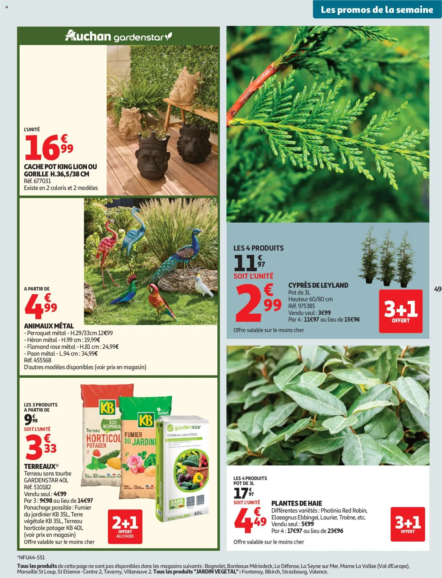 {H1} | Page: 49 | Produits: Terreau Universel, Plantes, Terreau