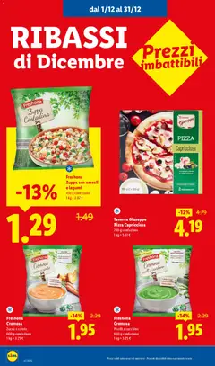 Anteprima del volantino Freshona Zuppa con cereali e legumi, 450 g confezione valido a partire dal 01.12.2025 | Pagina: 6