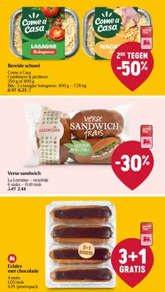 Eclairs met chocolade, 4 stuks - Voorbeeld van een folder van Delhaize, geldig van 13.11.2025 | Pagina: 20