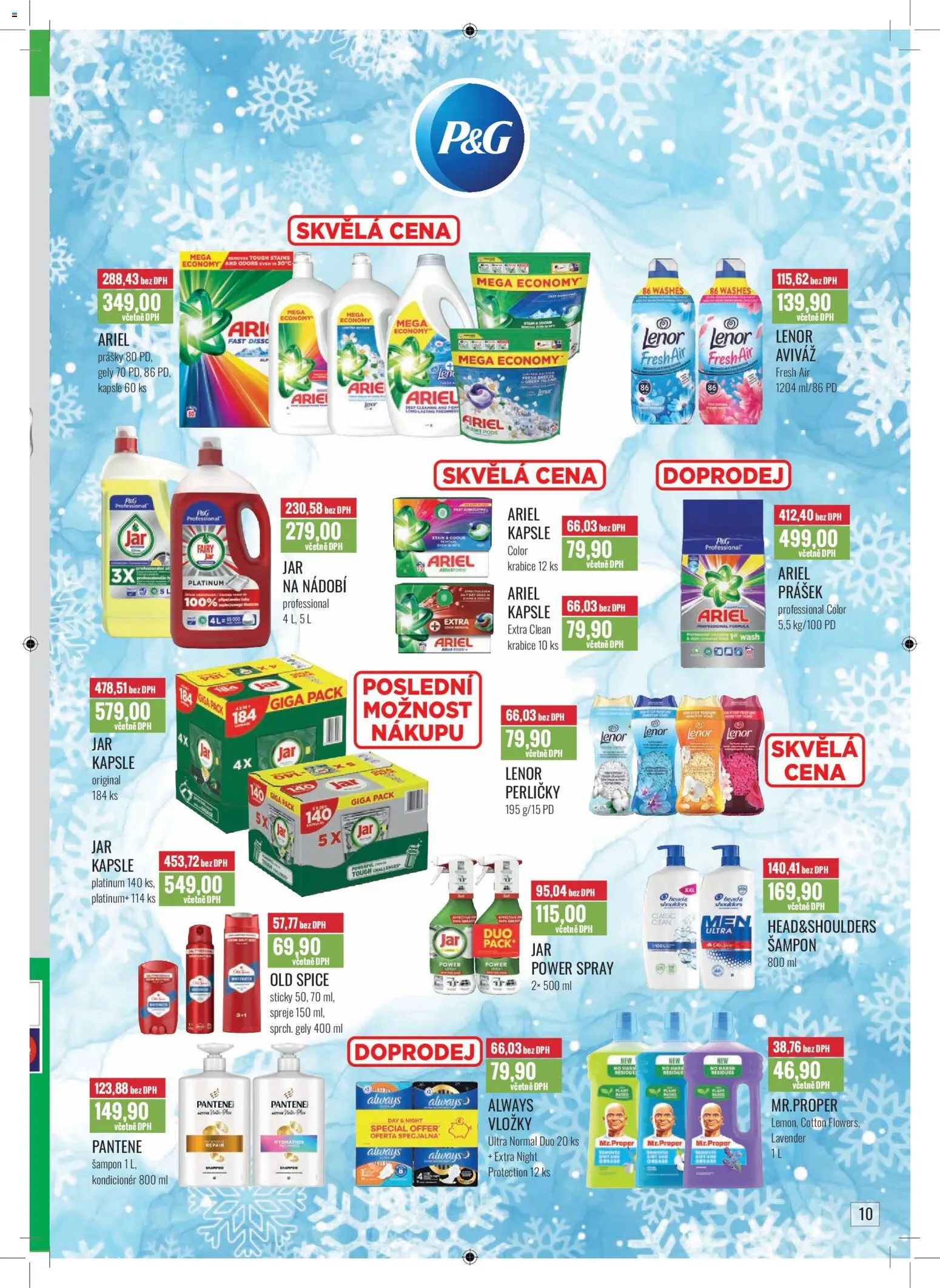 Ratio leták od 01.01.2026 | Strana: 11 | Produkty: Lenor, Vložky, Kapsle, Šampon