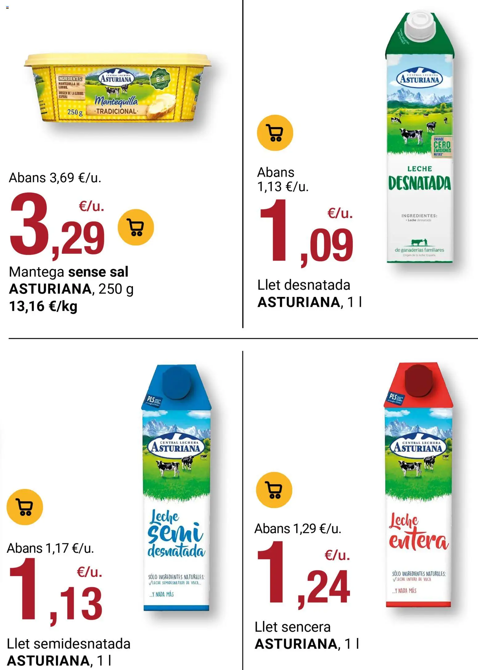 Bonpreu folleto │ válido desde el 08.04.2026 | Página: 77 | Productos: Leche desnatada, Κρεμάστρα, Leche, Συσκευή ροής