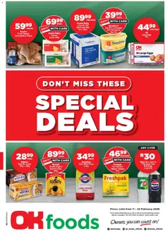 OK Foods specials catalogue – valid from 11.02.2026