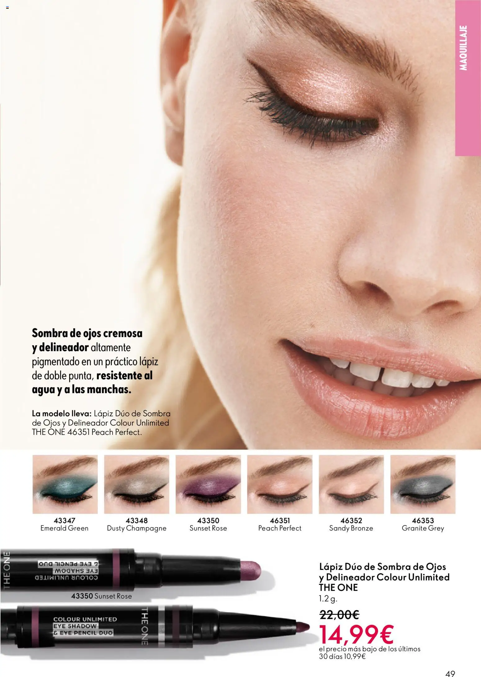 Oriflame - Catálogo Campaña 3 │ válido desde el 18.02.2026 | Página: 49 | Productos: Maquillaje, Sombra, Delineador, Sombra de ojos