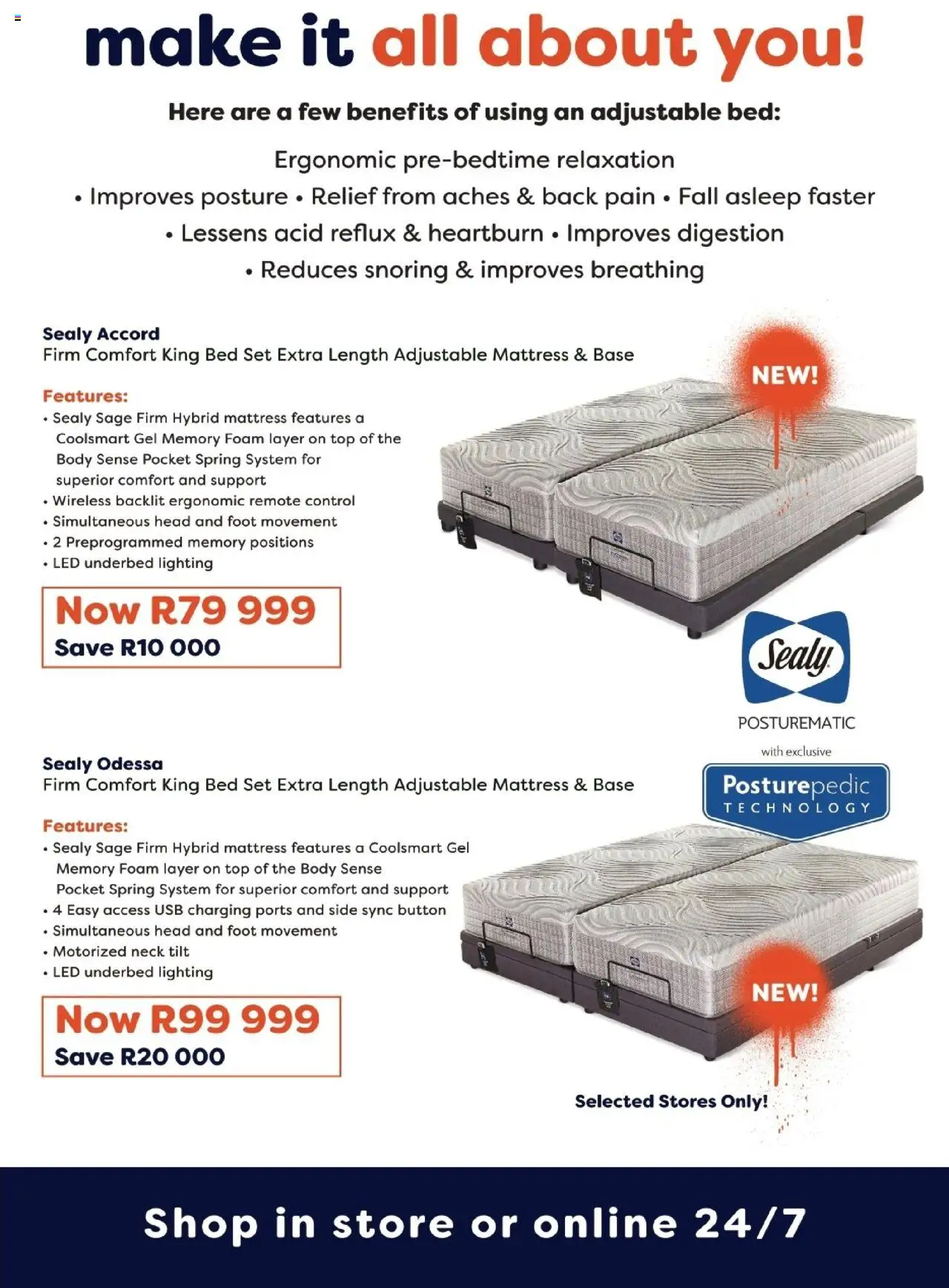 Dial-a-Bed - Mojo Beds Opening Sale Catalogue │ valid from 25.08.2025 | Page: 21 | Products: USB, King bed, Bed, Remote