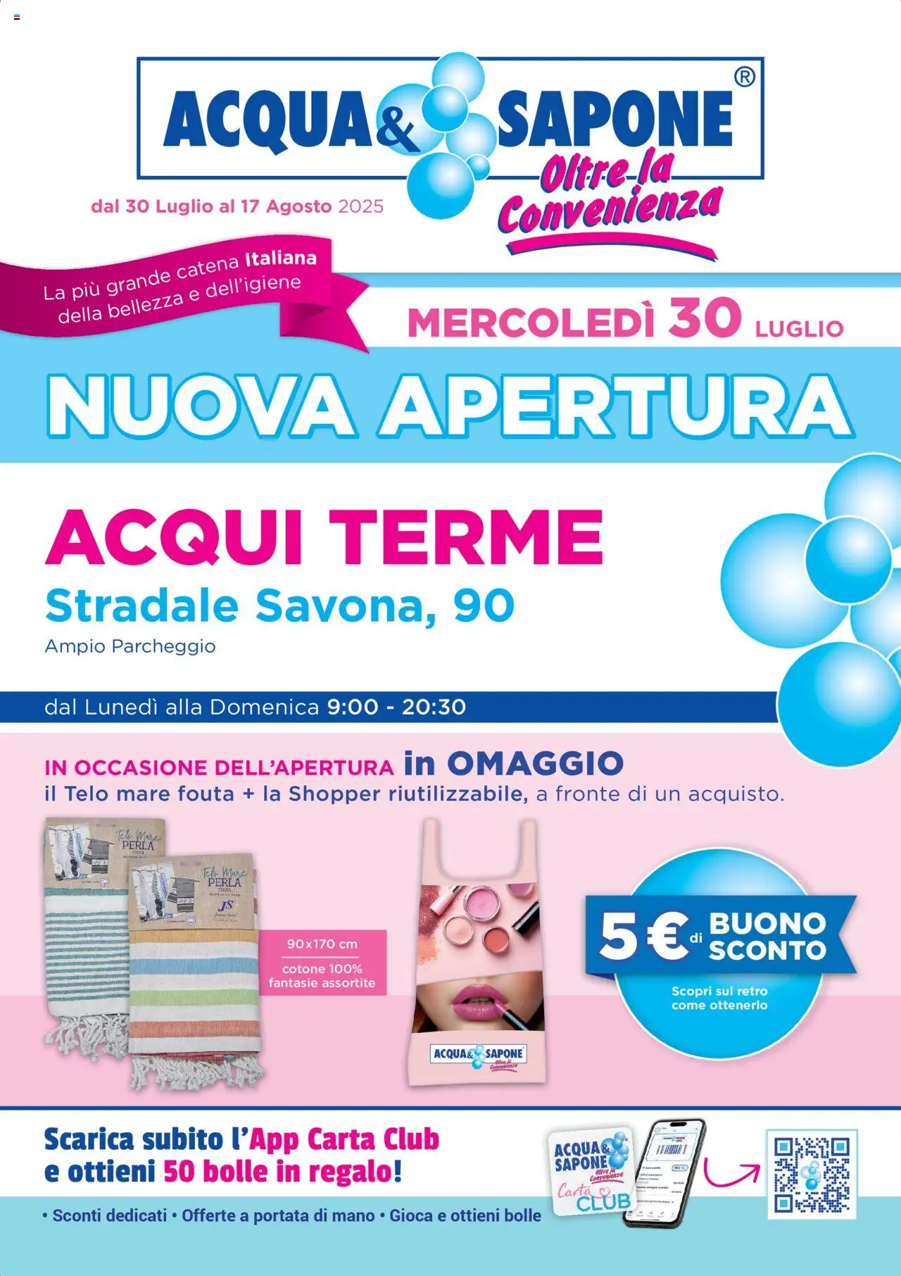 Volantino Acqua e Sapone del 30.07.2025 | Pagina: 1 | Prodotti: Sapone