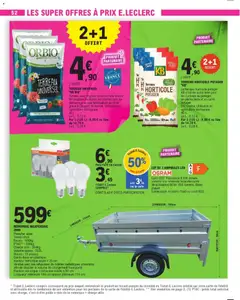 E.Leclerc - Prévisualisation de TERREAU UNIVERSEL "OR BIO", Terreau avec engrais assurant une bonne fertilisation de toutes les plantes lors du démarrage et une fertilisation de fond grâce à l'apport de fumier. Utilisable en agriculture biologique. 40 L. valide à partir de 14.04.2026 | Page: 52